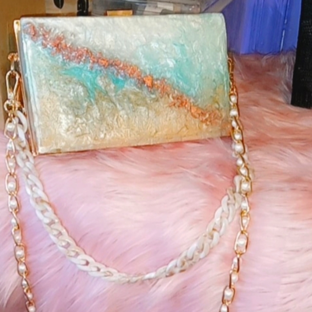 Resin Clutch Bag